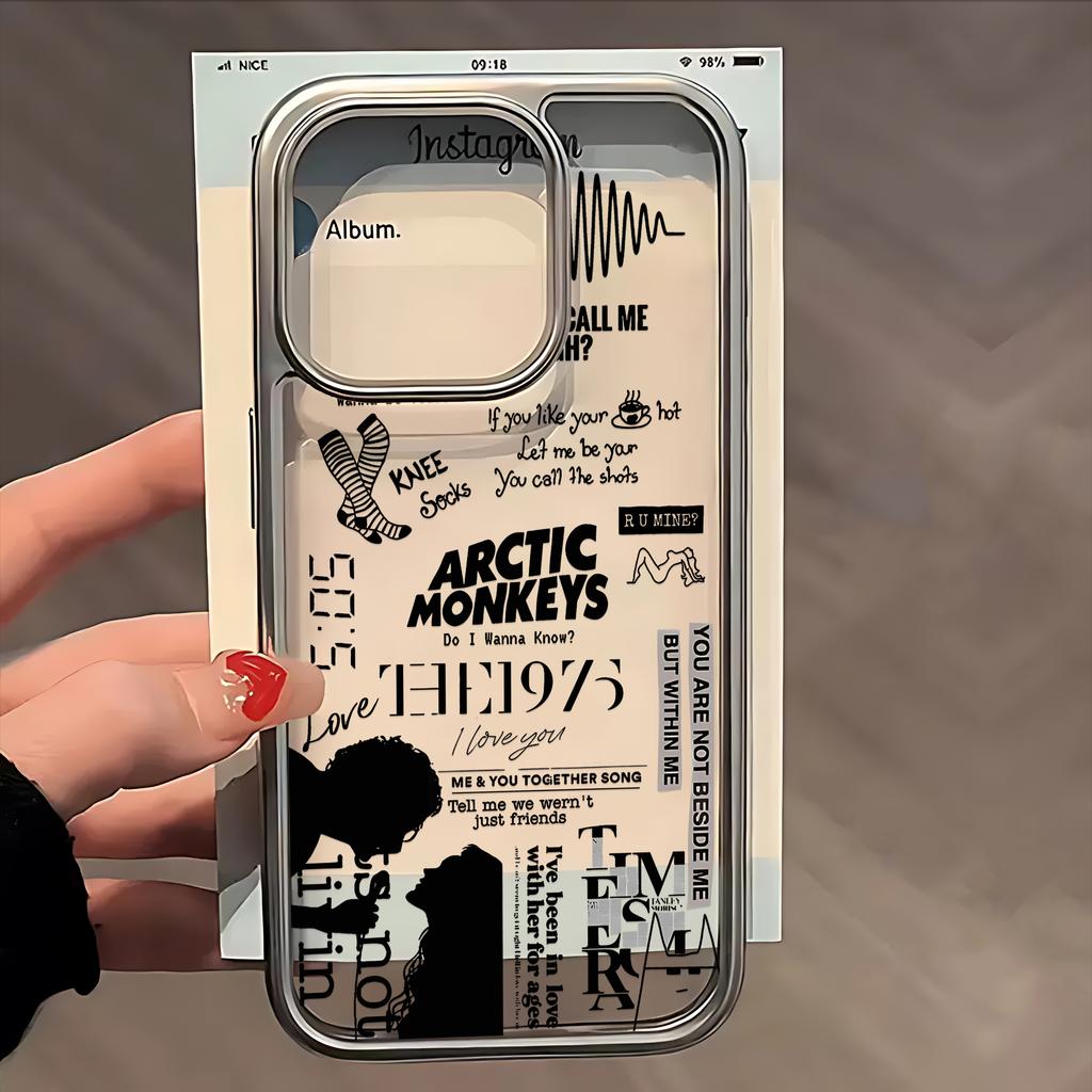 Fashion Arctics Monkeys Phone Case for IPhone 17 16e 16 15 14 13 12 11 Air Pro Max X XR 8 7 Plus Luxury Clear Soft Back Cover