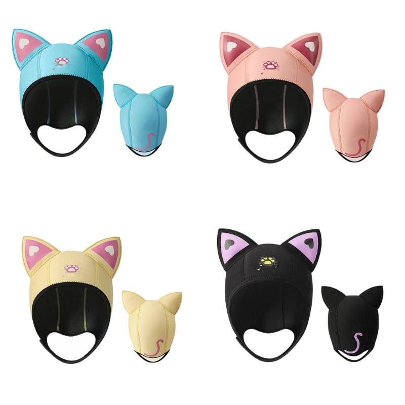 3mm Neoprene Wetsuit Hood Hat Diving Hat for Snorkeling Swimming