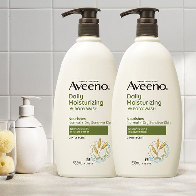 Aveeno Daily Moisturizing Body Wash 532mLx2 Daily Moisture Body Wash 532x2