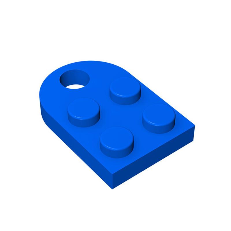 50PCS 3176 Plate Modified 2 x 3 with Hole Bricks Toys For Technical MOC Buildings Blocks Compatible High-Tech Gift