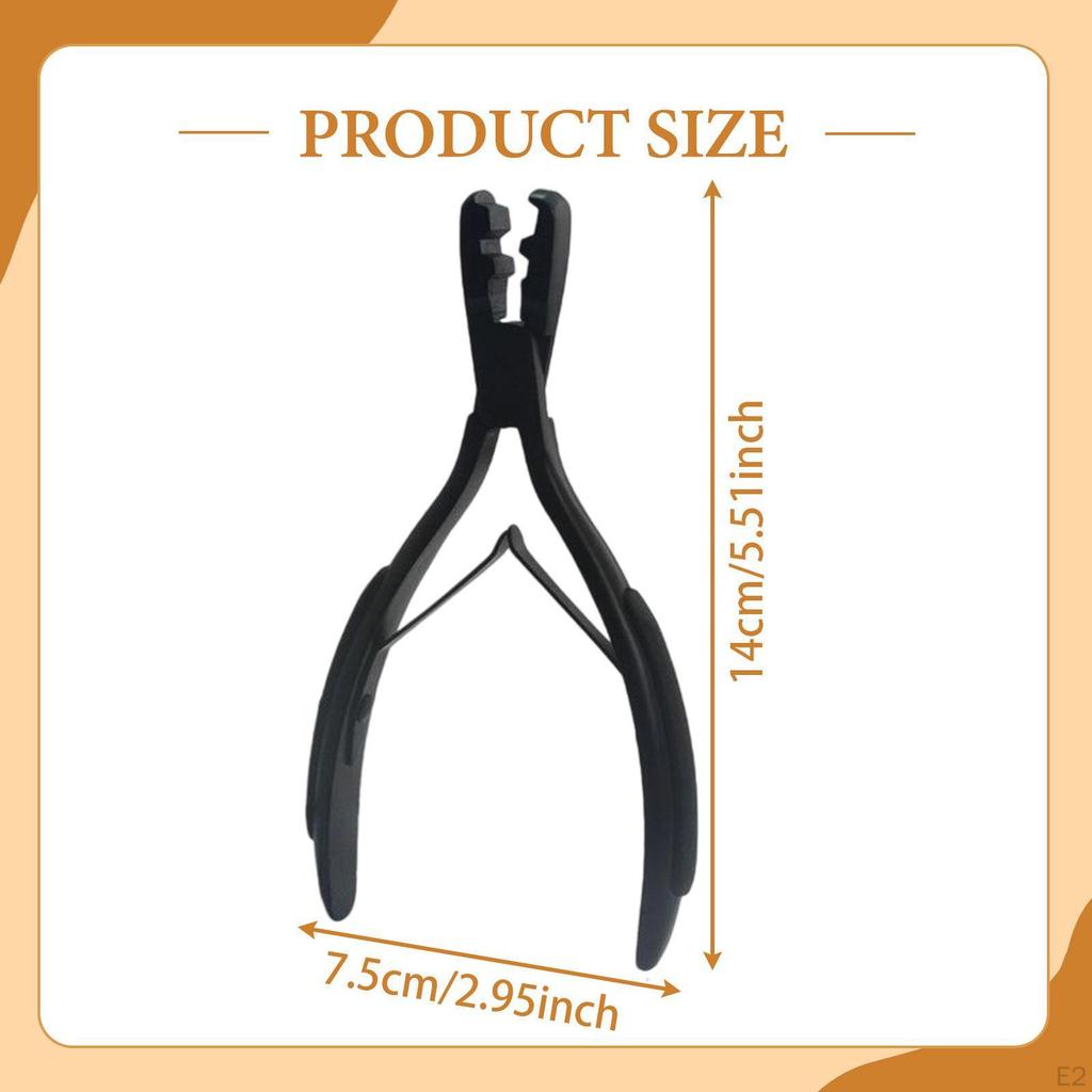 Hair Extension Plier Clamp Tool No Slip Grip Multifunction Accessories Portable for