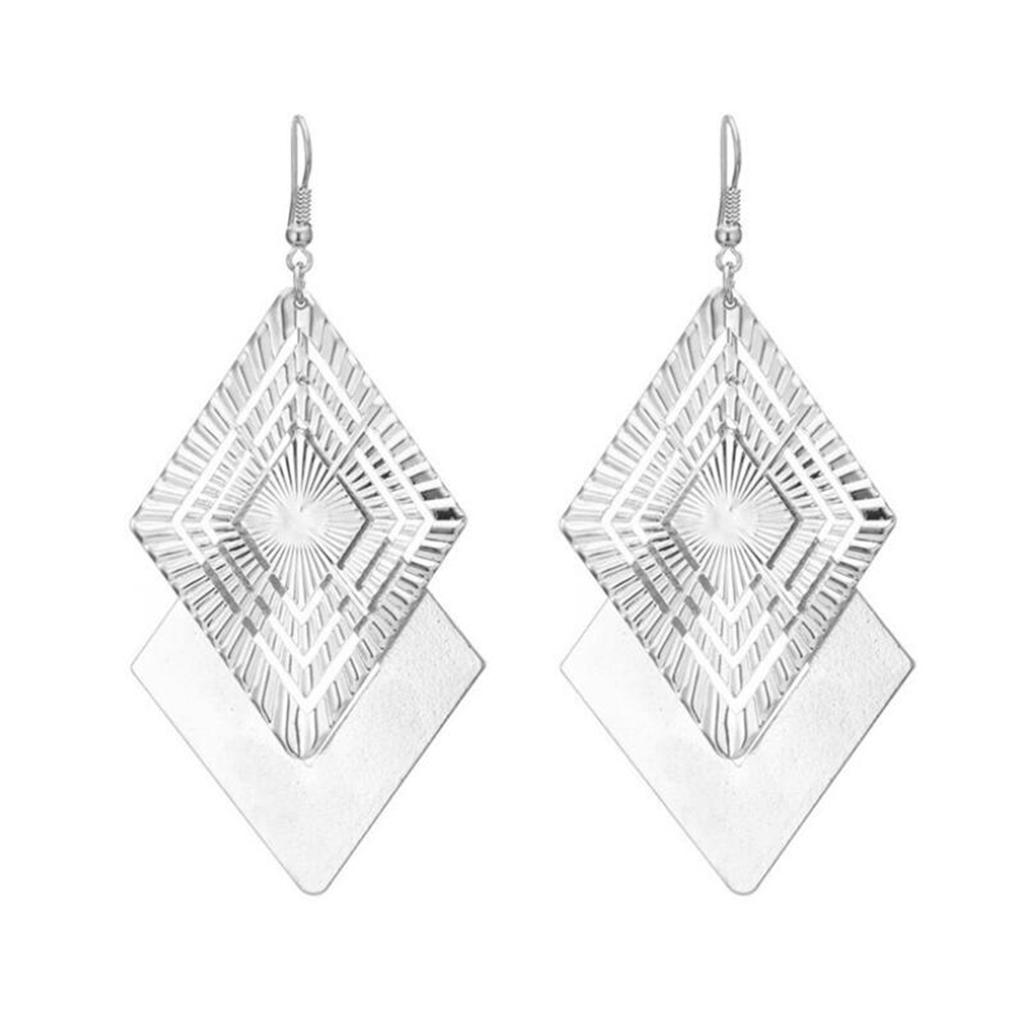 

Серьги-подвески Цепочка Сетка Призматические Женские Сплав Призматические Геометрические Серьги