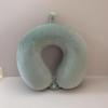 Portable Memory Foam U-shaped Travel Neck Pillow - Crystal Velvet Office & Airplane Nap Support