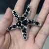 ZHUKOU 52x54mm pandantiv fashion Stea de mare din Cristal pentru femei Accesorii Handmade pentru Realizarea Colierelor Cercei model:VD417