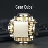 Nine-Tooth Pure Copper Metal Alloy Gear-Linked Fidget Spinner Ferris Wheel with 34-Gear Rubik's Cube Design
