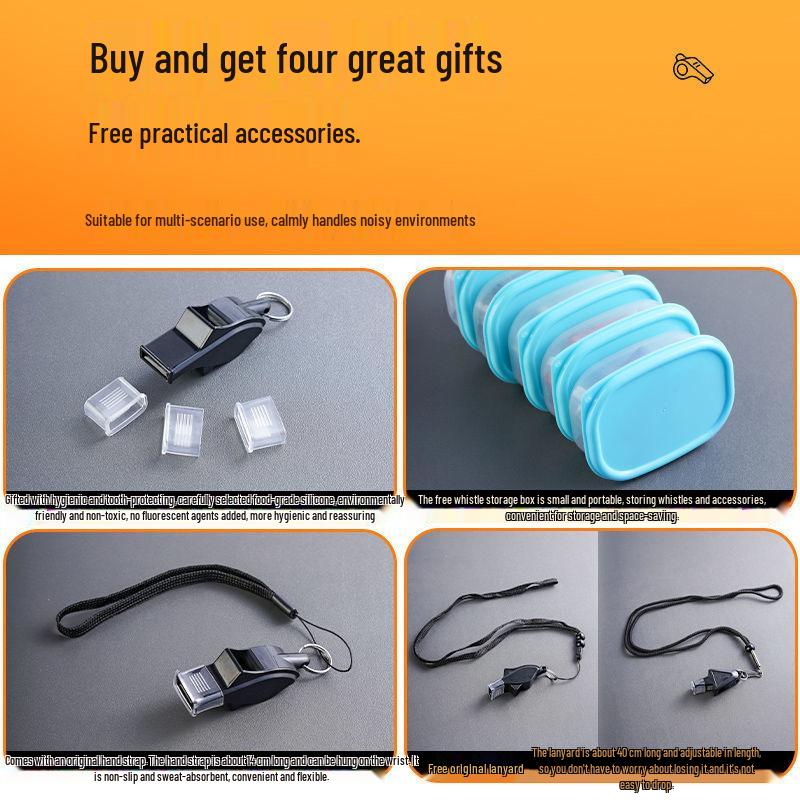 Dolphin Outdoor Sports Coach Whistle for Basketball, Volleyball, Football, Military & Referee Training