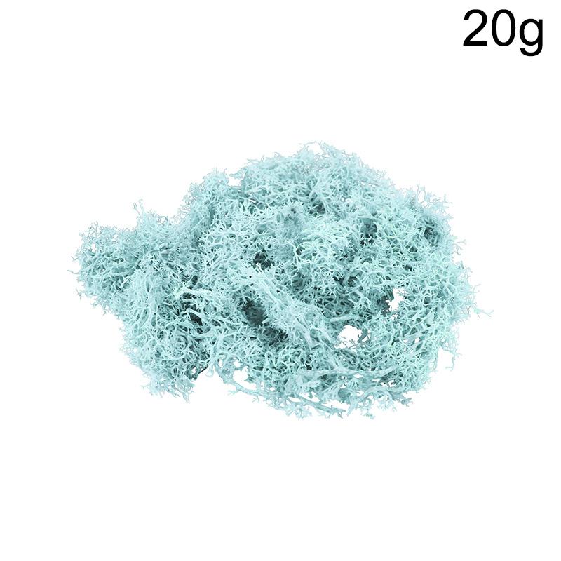 20g Artificial Preserved Moss Eternal Life Green Grass for DIY Crafts Mini Landscape Living Room Home Garden Decoration Supplies