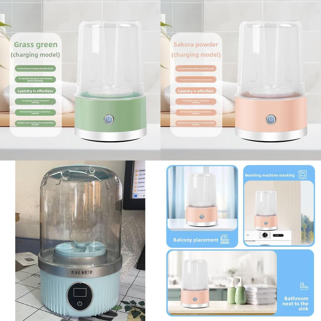 Mini Portable Washing Machine With Uv Sterilization For Baby Clothes And Underwear