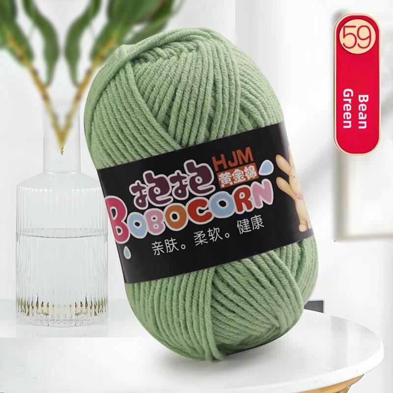 Handmade DIY Four-Strand Milk Cotton Yarn for Doll Materials Bouquet Blanket Crocheting Tools Kit Chinese Origin Spring