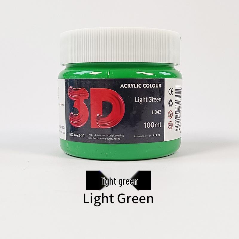 100ml Acrylic Paint for Children's Doodles and Plaster Dolls