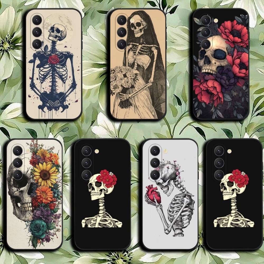 Skull Skeleton GrimReaper Phone Case For Samsung Galaxy A52 A42 A32 A22 A12 A02S A72 A73 A51 A41 A31 A21S A71 A40 A30S A20S