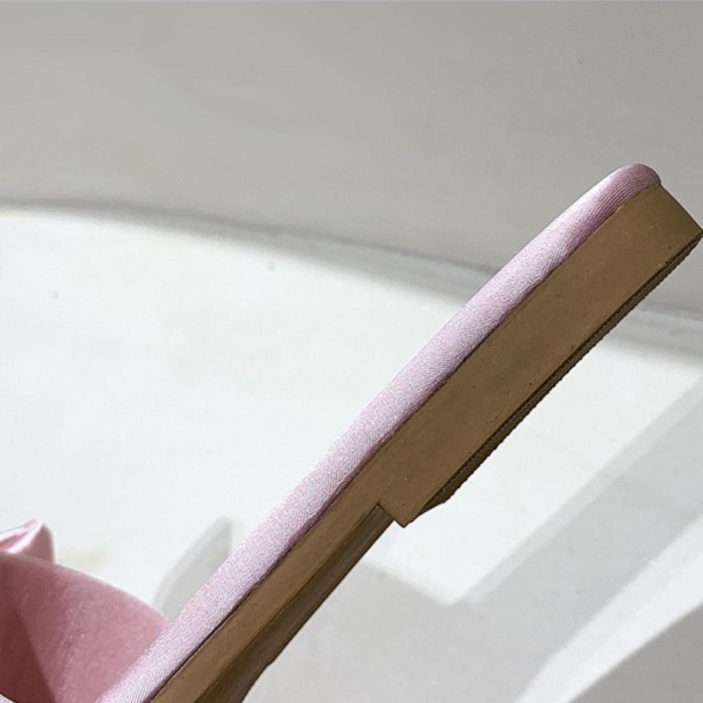 Bow Tie, Beach Sandals, Women's Slippers, Plus Size Flat Shoes, Sandals