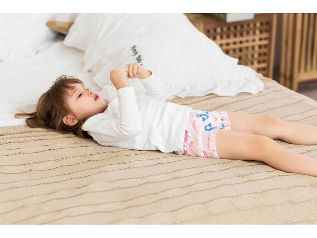 Girls' Pure Cotton Cartoon Boxer Briefs - Breathable School Shorts
