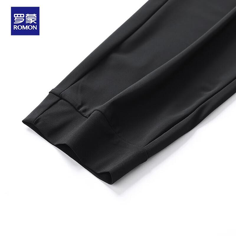 Luomeng Men's Ice Silk High-Stretch Summer Casual Pants