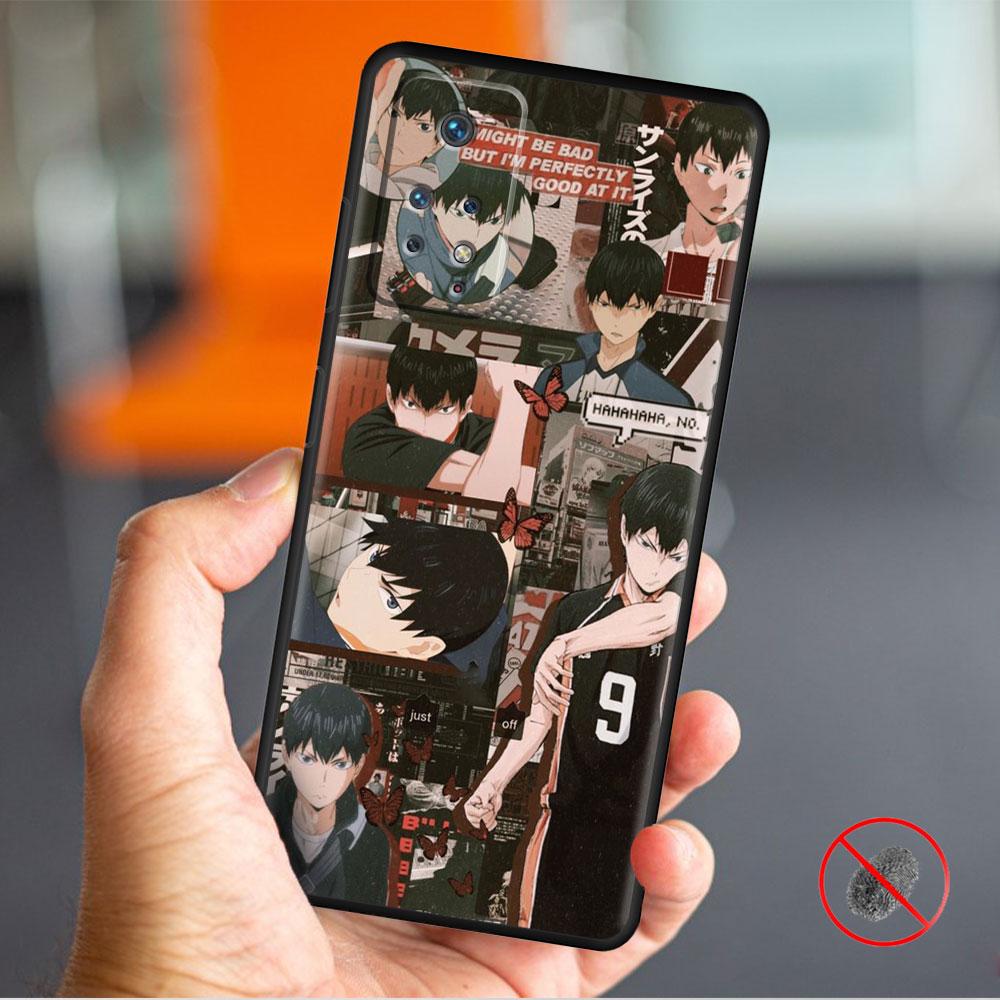 For Redmi Note 9A 10 9 8 9S 7 9T 9C K40 11 Pro K40S K50 8T Armor Para Celular Funda Haikyuu Volleyball Anime