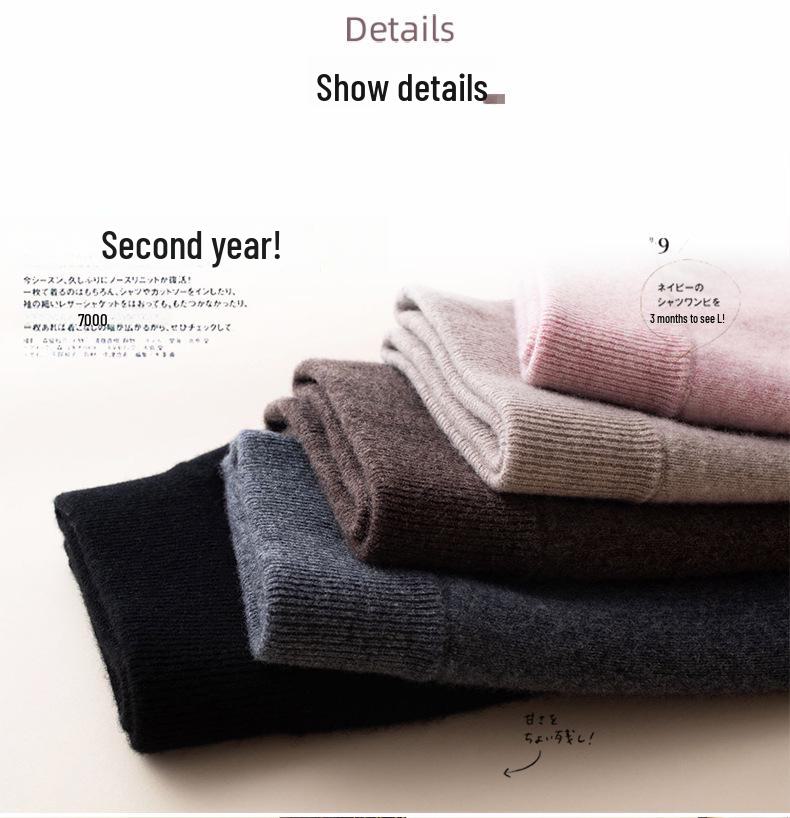 Dámská vlněná sukně střední délky s vysokým pasem a úzkým střihem - Podzimní/zimní trendy pletený hip style