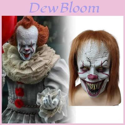 It Pennywise Horror Clown Mask Latex For Halloween Costume And Diy Party Decor