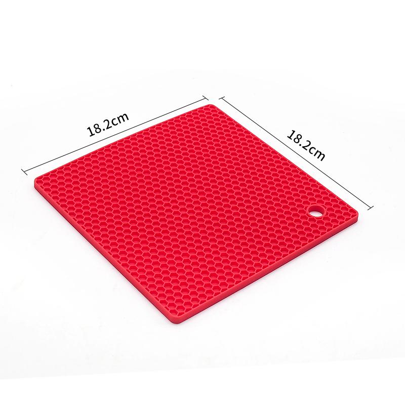 1pc Silicone Square Trivets Mat 1 Packs Multipurpose Non Slip Heat Resistant Pot Holder