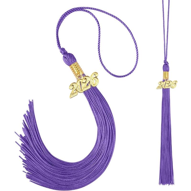 Doctoral Tassels Premium Polyester Fabric Smooth Texture Prom Attires For Graduate University Ceremonies