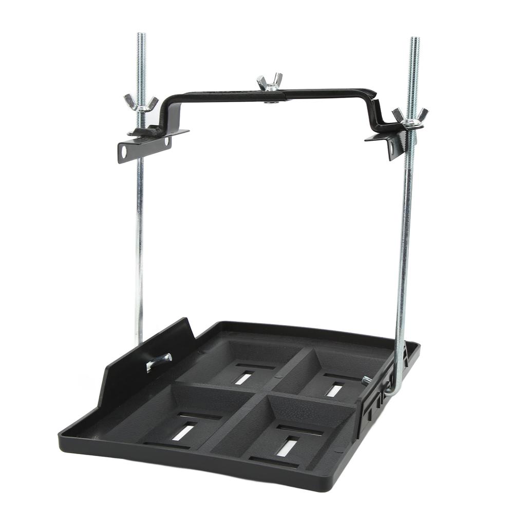 Heavy Duty Car Boat Battery Holder Hold Down Tray with Adjustable Bracket Universal for 27 30 31 Series Batteries(28