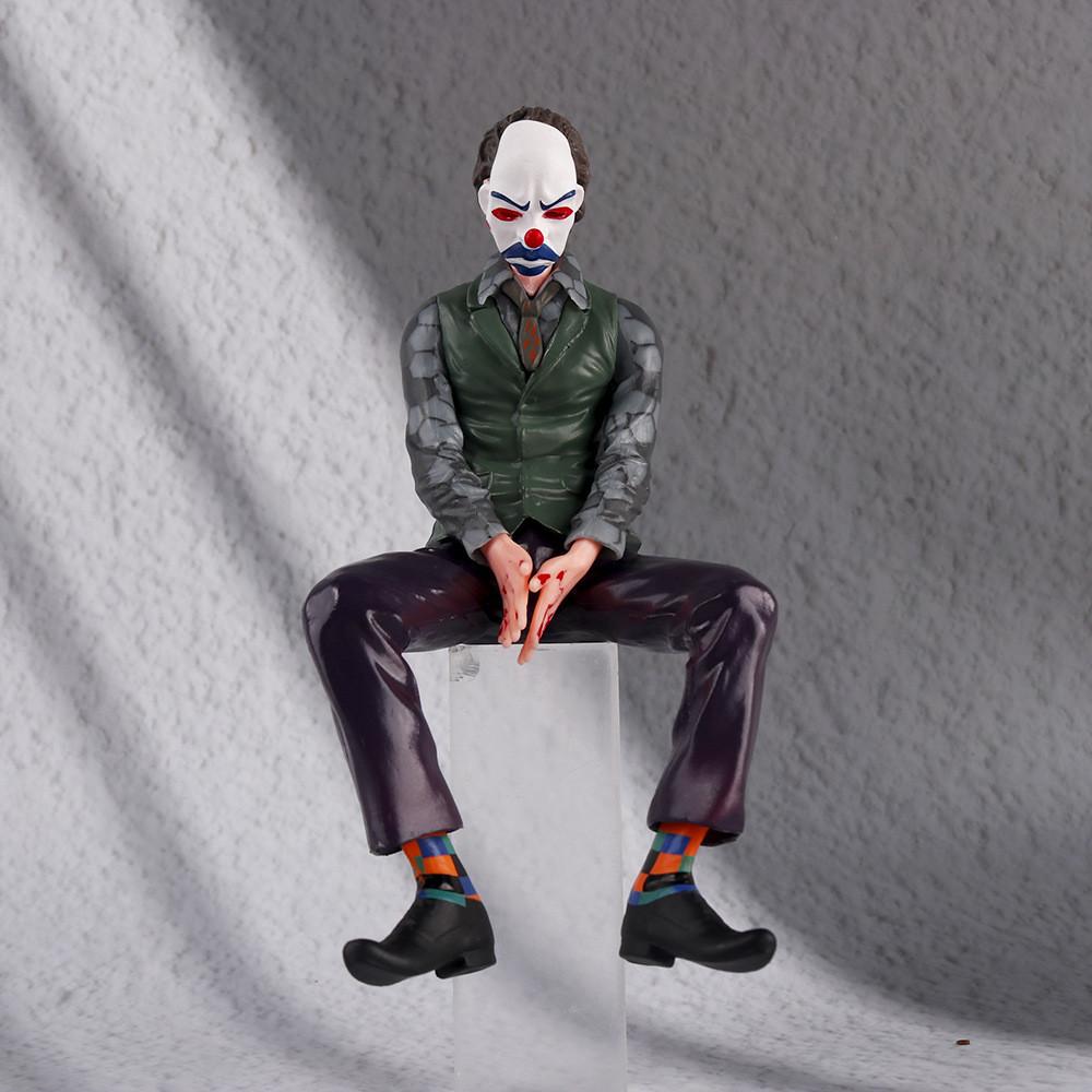 Origin Movie Joker Sitting Position Action Figure Model Toy Doll Gift Decoration