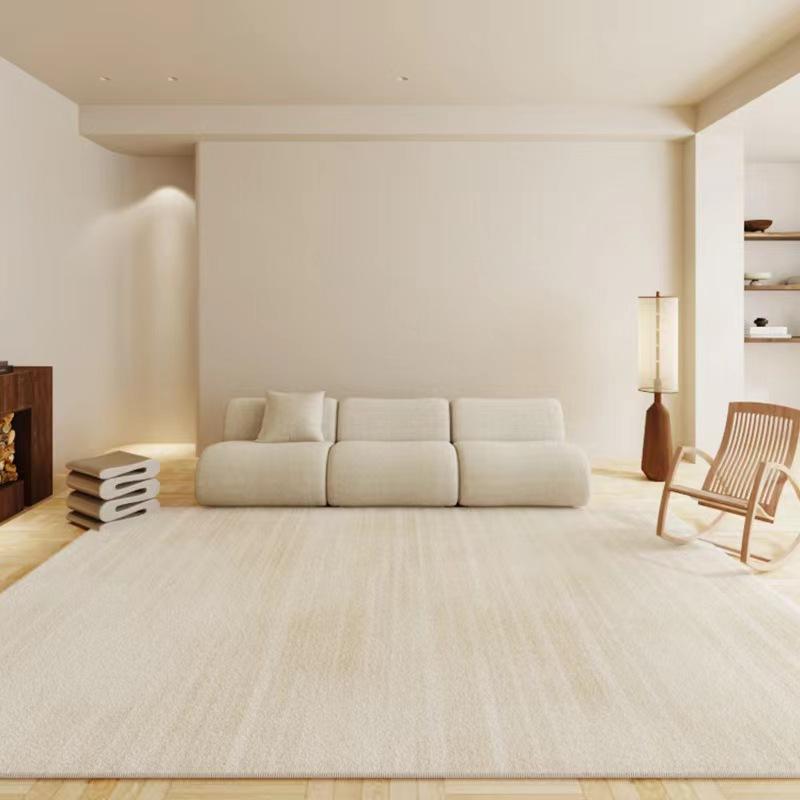 Minimalist Faux Cashmere Living Room Carpet Bedside Rug Sofa Coffee Table Rug Drift Window Bedroom Non-Slip Rugs