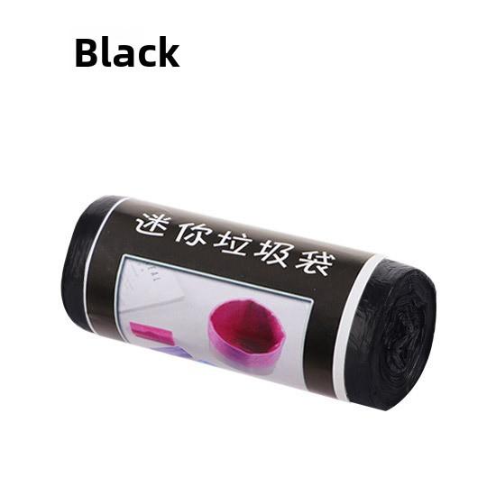 Small Trash Bag Set For Home And Car With Thick Pe Material And Flat Opening Design