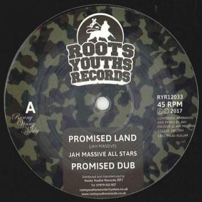 12inch Record JAH MASSIVE ALL STARS - Promised Land; Promised Dub / Retur RYR12033 Roots Youths Re 2017 UK Reggae, Ska & Dub