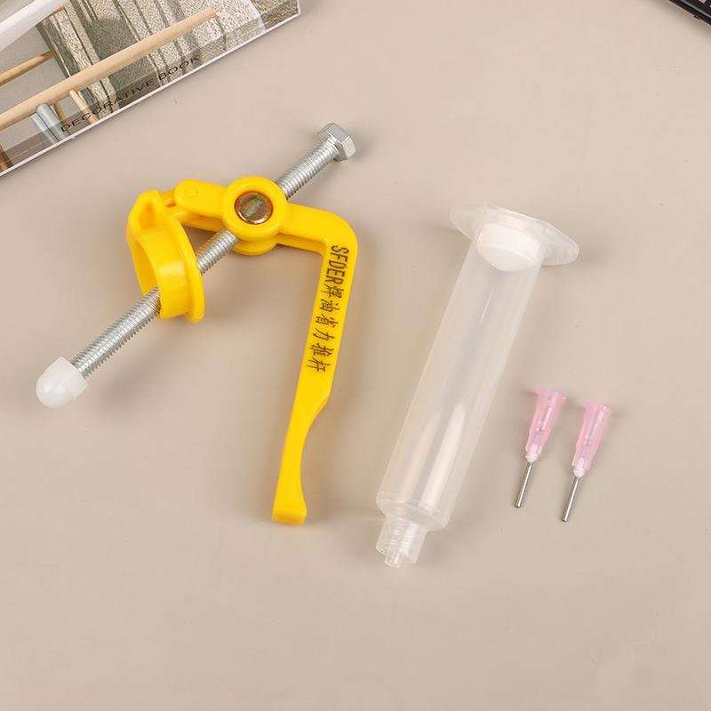 Solder Paste Dispenser Flux Syringe Welding Glue Propulsion Tool Uv Solder Mask Ink Welding Green Oil Pusher