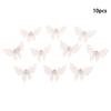 10Pcs 35X25Mm Gold Color/Silver/Bronze Metal  Butterfly Filigree Charm Diy Jewelry Making Accessories Supplies