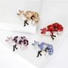 Strass Fuchs Brosche Exquisite Emaille Handwerkskunst Funkelnd Geeignet Für Cheongsam Partys Hochzeiten Tägliches Tragen