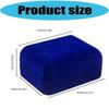 High End Velvety Textured Flip Top Ring Box Providing Secure Storage For Jewelry During Travel And Luxury Event