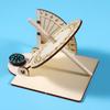 DIY Sundial Ancient Sun Clock STEM Educational Toy Handmade Science Kit for Primary School Students Learning Popularization