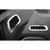 For Jeep Renegade 2015-2023 Glossy Chrome Dash L&R AC Air Outlet Vent Trim 2pcs