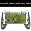 Portable Mobile Phone Gamepad Joystick Controller with Plastic Bracket for Aim Shooting Game Handle Phone Holder