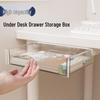 Adjustable Under-Desk Drawer: No Nails, No Drilling, Invisible Storage for Home or Office