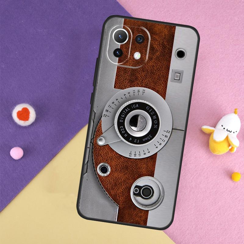 

Vintage Retro Camera Case For Xiaomi 15 Ultra 13 14 14T 11T 12T 13T Pro POCO X7 Pro X3 X5 X6 F5 F6 M6 Pro Cover Xiaomi 15 Ultra