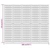 VidaXL Cloison de séparation pliable 5 panneaux 200x170 cm Blanc 352089