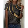 Fashion Versatile Women's Top Casual Loose Short-sleeved T-shirt Comfortable Breathable T-Shirts Women’s