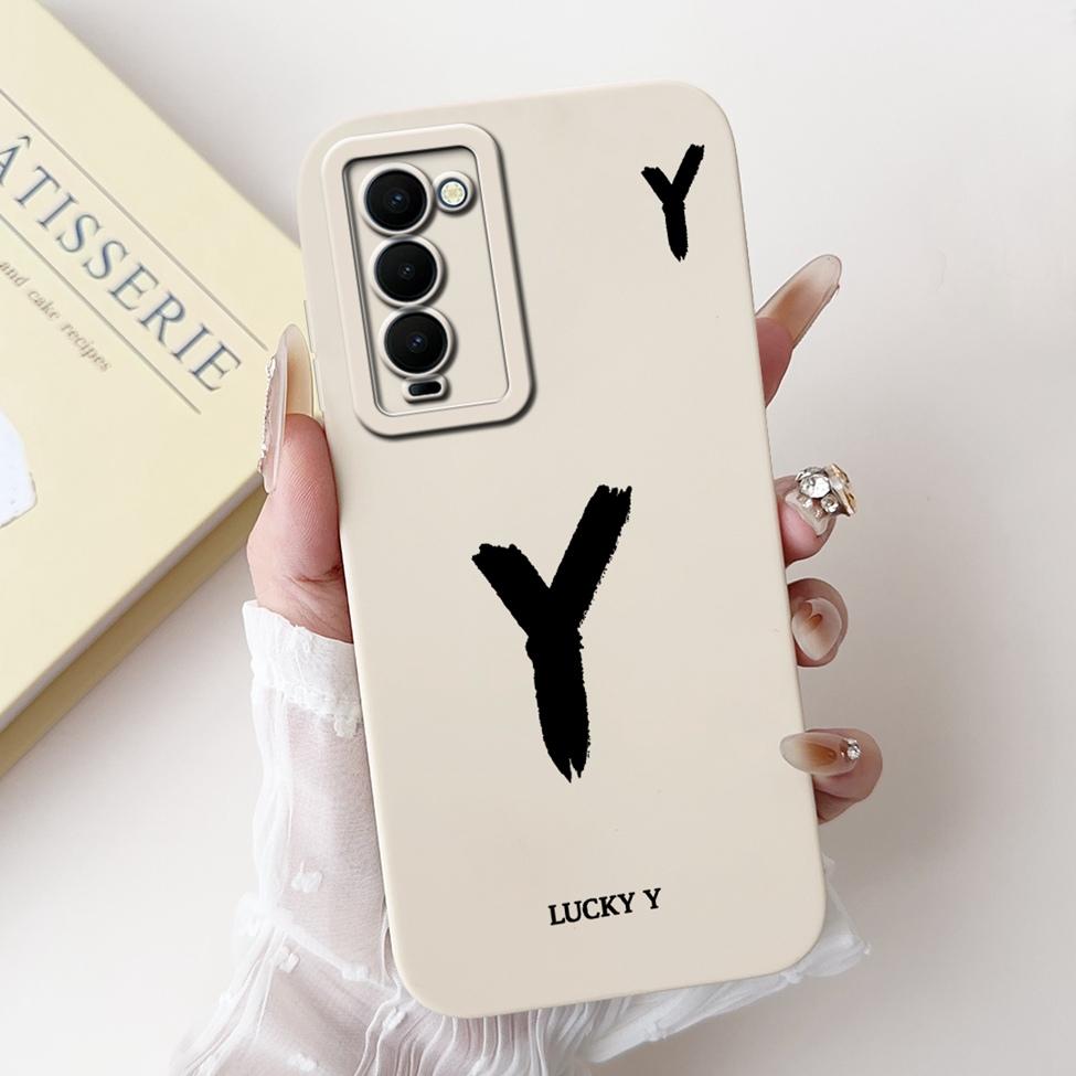 For Tecno Camon 18 CH6 CH6n 18P CH7 Cover Techno Camon 18T Case Simple Fashion Letters Pattern Design Silicone Shockproof Bumper