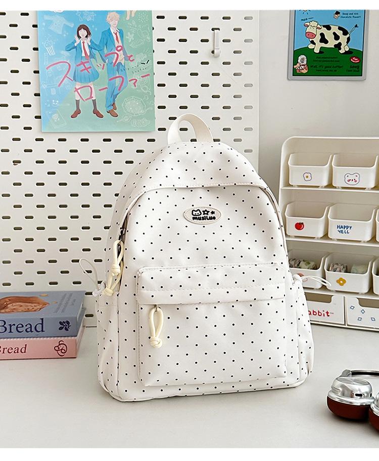 

Macaron Color Large Capacity Wear-Resistant Backpack for Middle School Girls Small 26*12*33