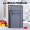 Marble Texture Plastic Chopping Board Non Slip Mildew Proof Fruit Vegetable Cutting Board Double-sided Antibacterial