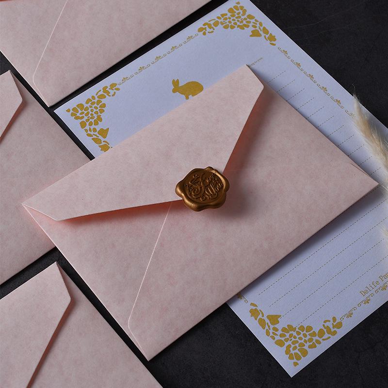 Aesthetic Pink Greeting Card Set: Romantic Handwritten Love Notes for Mother's Day, Birthday, or Girlfriend