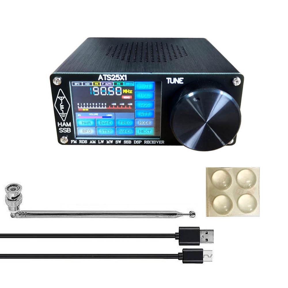 ATS25X1 V2.4 Touchscreen Si4732 Full Band Radio Receiver: FM, LW, MW, SSB.