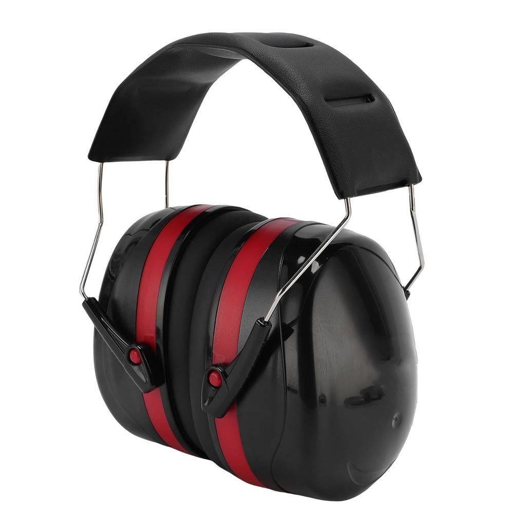 Noise Reduction Ear Muff Ergonomic Headband Foldable 27dB Sound Blocking Headphone for Industry School