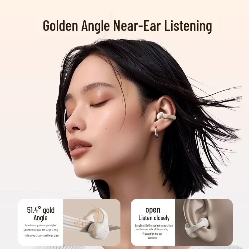 Soaiy GK55 Open-Ear Clip-On Wireless Sports Earbuds