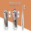 Zhou Mushi 3-Piece Stainless Steel Nail Clipper Set