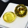 Natural Loose Gemstone Sapphire Yellow Round Cut 16.90 Ct   Earing Size