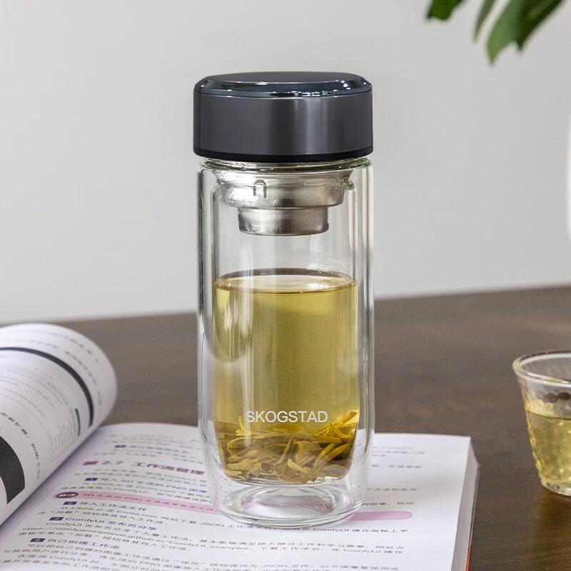 

Sijiasida Classic Double Wall Glass Cup