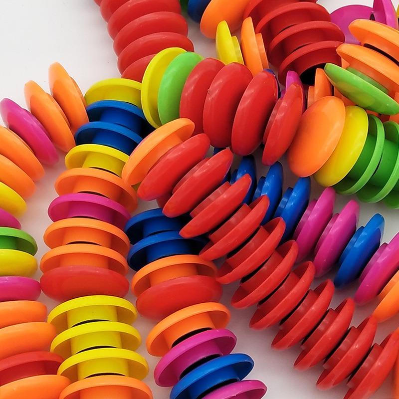 Mm Colored Round Plastic Magnetic Magnet For Fridge Whiteboard Blackboard